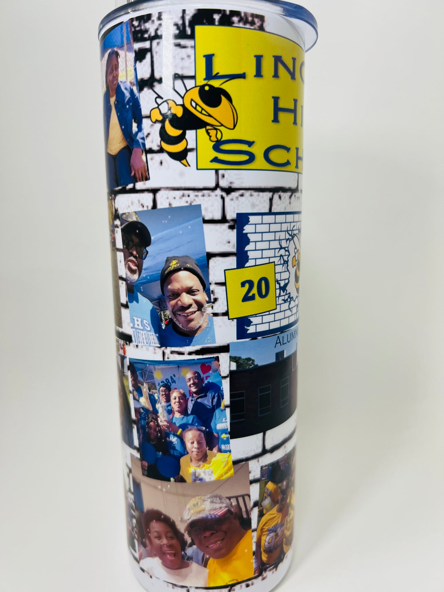 Lincoln High !!! White Brick "Add Your Own Photo's" Over 20Pics!!