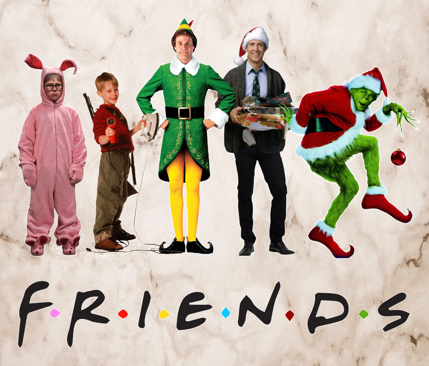 Christmas FRIENDS!! Funny