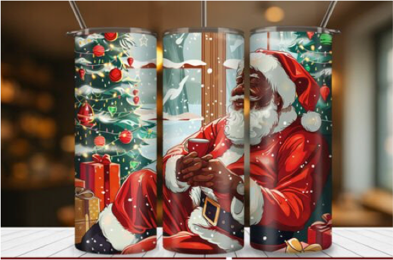 Santa Drinking Coco!!