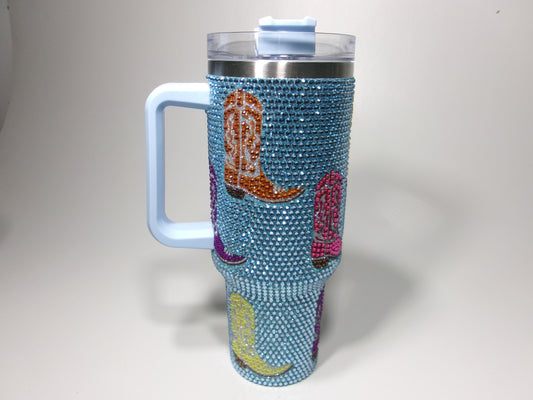 New !!  40oz Tumbler Boots On The Ground