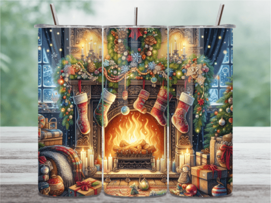 Fireplace and Christmas Stocking !!