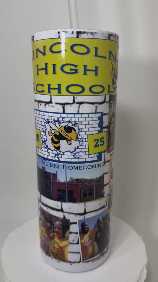 Lincoln High !!!   White Brick   "Add Your Own Photo's" Over 20Pics!!