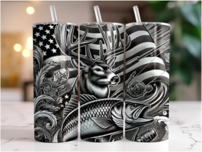 Silver & Black USA Buck!!