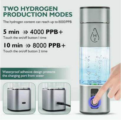 4000ppb 8000ppb Hydrogen Water